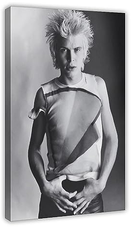 EMIGOS Billy Idol Poster Leinwand Poster Schlafzimmer Dekor Sport Landschaft Büro Zimmer Dekor Geschenk Rahmenstil 20 x 30 cm