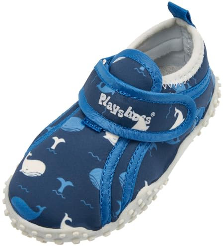 Playshoes Aquaschuhe Unisex Kinder Wassersportschuh, Wal, 20/21 EU