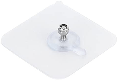 Qcwwy Self Adhesive Hook Plastic for Wall Clock Kitchen Wall Hanger, Easy to Use with 5kg Load Capacity, Suitable for Any Flat Wall