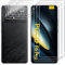 Lutree para Xiaomi Poco F6 Pro Cristal Templado, 3+3 Piezas Protector de Pantalla + Protector de Lente de Cámara, Dureza 9H HD Anti-Arañazos Vidrio Templado Película Protectora