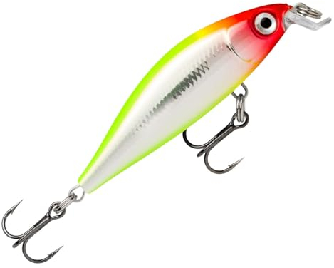 Rapala X-Light Minnow 5cm 4g - Wobbler, Hardbait, Twitchbait, Minnow zum Barschangeln, Hardbait zum Spinnfischen, Farbe:Clown