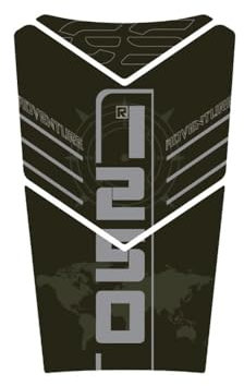 CKFDJRNAE Adesivo Serbatoio Carburante Moto Carburante Rilievo Serbatoio Adesivi Decalcomanie per B&MW R1250GS Adventure R 1250 GS R1250 ADV HP Triple Nero 2018-2019 2021 2022 2023(2)