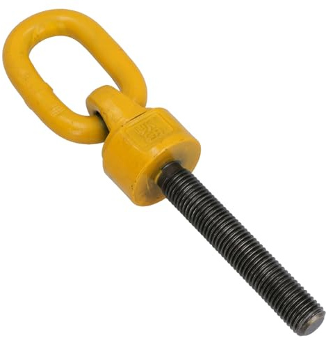 Perno de ojo giratorio M16 x 120 mm con anillo de 1,12 t de capacidad, 1 unidad