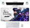 Wuyouni Solo Leveling XXL Tapis de souris multifonction Gaming Anime, 800 x 300 mm, Sung Jinwo, tapis de souris imperméable et base en caoutchouc antidérapant de 3 mm, surface texturée