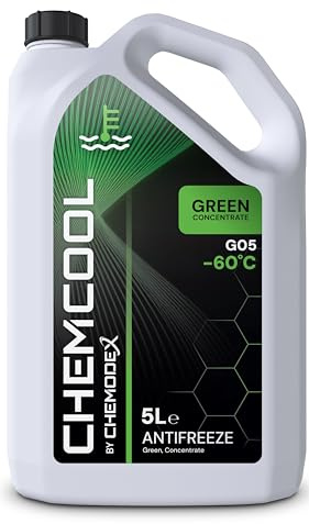 Chemodex ChemCool Concentrated Hybrid -60°C Long Life Antifreeze Engine Coolant In Green,G05, 5 Litres