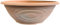 14 Inch Garden Bowl Planter Round Decorative Plant Pot Indoor Outdoor Lightweight White or Terracotta Tub for Flowers Herbs Shrubs Patio Balcony Durable Weather Resistant (1, Powdered Clay)