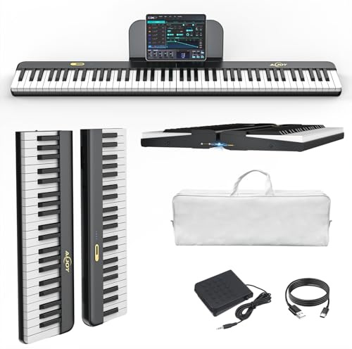 Piano de teclado portátil de 88 teclas