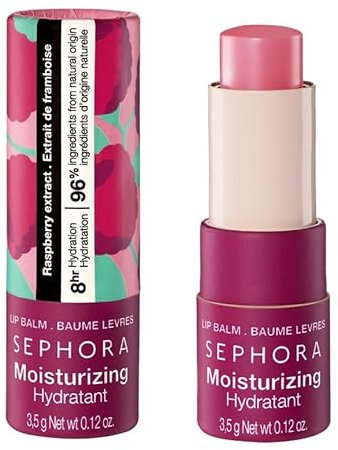 Sephora Collection Raspberry Moisturizing Lip Balm 8h Hydration - 3.5 g / 0.12 oz