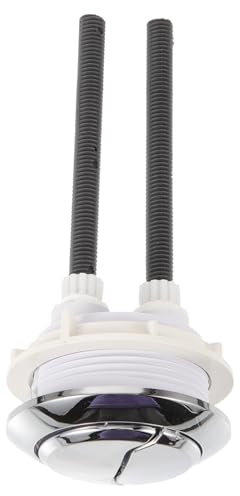 ANDRESLAD Dual Push Toilet Tank Button Universal Flush Button for Standard Toilets Round Design Compatible