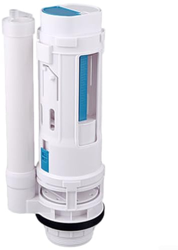 Replacement Dual Flush Valve for Split Toilet Tank, ABS Plastic Toilet Flush SystemAdjustable Toilet Drain Valve for Water Saving and Standard Fit (Split 25CM)