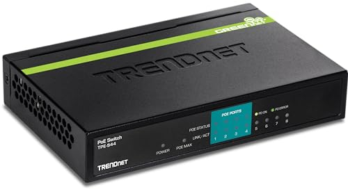 TRENDnet TPE-S44, Switch PoE 8 porte 10/100 Mbps