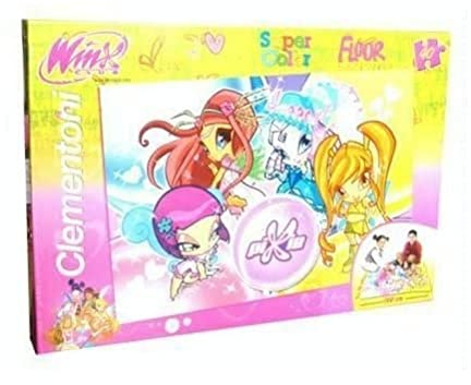 Clementoni – 25416 – Puzzle für Kinder – Puzzle Boden 40 Teile – Winx