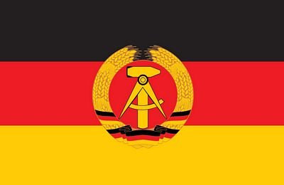 Autoaufkleber Sticker Fahne DDR Flagge NEU Aufkleber