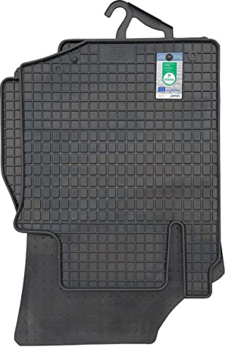 PETEX Gummimatten passend für 107 ab 07/2005-06/2014 Fußmatten schwarz 4-teilig