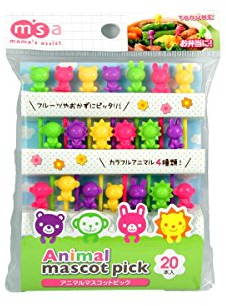 Cute Animal Food Picks 20 Pcs - Cute Bento Box Decoration by Picks