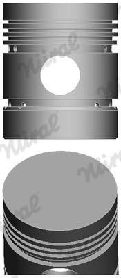 NÜRAL Piston | 87-314600-00 | OE-Matching Quality | Reliable Compression & Engine Performance | Pack of 1