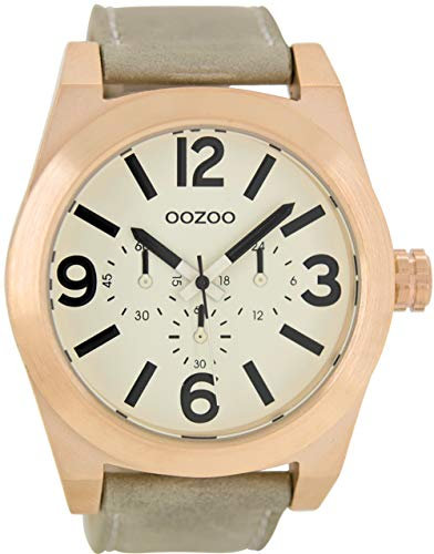 Oozoo C6732 Herrenuhr, Lederband, Riemen