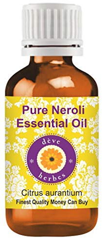 Deve Herbes Reines ätherisches Neroliöl (Citrus aurantium) dampfdestilliert natürliche therapeutische Qualität 30 ml (1 oz)