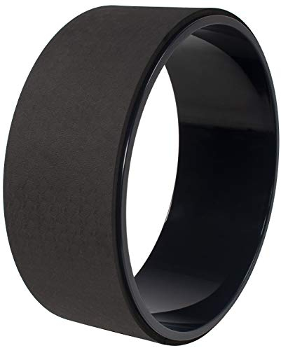 Signature Fitness Uni-Erwachsene Yoga Wheel Rad, Schwarz