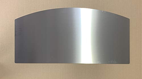 Kamin Edelstahl Funkenschutz Kaminplatte Ofen Bodenplatte 1,5 mm (480 mm x 980 mm)
