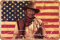 Cimily John Wayne Zinn Retro Zeichen Vintage Poster Plakette Wanddekoration für Bar Cafe Garten Schlafzimmer Büro Hotel 20X30 cm