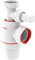 Wirquin 30722156 30722149 Neo, sifone per lavello con Presa Lavatrice, Diametro 40, Bianco, Néo