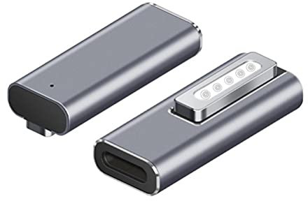 USB Type C magnétique Adaptateur PD convertisseur de 100 W de /sortie vidéo 4 K / Transfert de données de 10 Gbps, compatible avec le MacBook Air Pro-C et USB Device