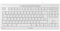 CHERRY STREAM KEYBOARD TKL, clavier mécanique filaire sans pavé numérique, disposition française (AZERTY), Frappe silencieuse, Sensation de frappe unique, Blanc grisé