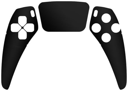 DeinDesign Skin kompatibel mit Sony PlayStation 5 Controller PS5 Folie Sticker einfarbig schwarz Farbe
