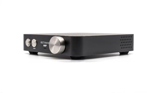 Octavio Amp - Amplificateur Streamer Audio - DAC Wi-Fi compatible AirPlay 2, Spotify Connect, Tidal Connect, Deezer, Qobuz, Hi-Res, Multiroom, Radios HD