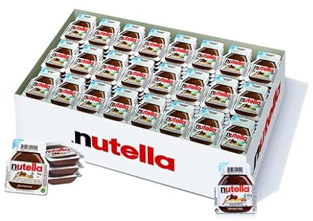 Crema de avellanas para untar 120 porciones individuales para Nutella 15 g - Nuevo embalaje