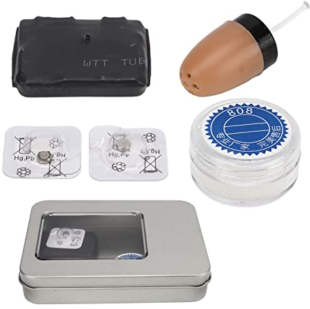 Mini Auricolare Wireless GSM, Connessione Telefonica Automatica Auricolare Spia GSM Invisibile Portatile, Utilizza il Segnale del Telefono Cellulare, Compatto e Portatile per il