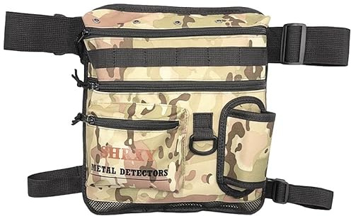 shrxy Garden Metal Detecting Finds Bag Detector Pouch Multi-Purpose Digger Tools Bag Waist Pack (Jungle)