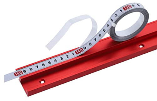 Selbstklebendes Nylon-Stahllineal, 1 m/2 m/3 m, Industrie-Abstandslineale, Zubehör, Holzbearbeitung, tragbares Maßband, Aufkleber, Messwerkzeug (Color : Reverse, Size : 1M)