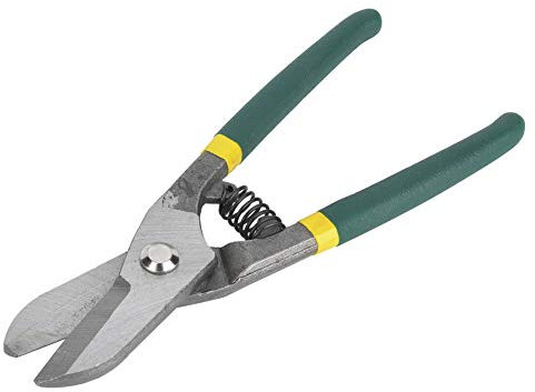 Uadme Cesoia per Lamiera, 300 mm/12 pollici Forbici da Lattoniere Taglio Dritto, Taglia Lamiera in Acciaio di Tipo Tedesco Cesoie, per Tagliare Alluminio, Lamiera, Pelle, Cartone e Plastica