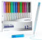 Welebar Glitter Gelstifte für Cricut Maker 3/Maker 4/Explore 3/Explore 4/Air 2, Set mit 12 Assorted Farben, 0,8 Glitzerstifte für Schreiben und Zeichnen, Kompatibel mit Cricut Schneidemaschine