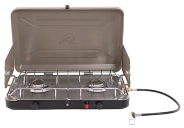 Robens Fire Hornet Basecamp Gasherd, 2 Flammen, EN417, Zelt, Erwachsene, Unisex, mehrfarbig, Einheitsgröße