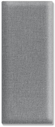 HLTQL Wandkissen Bett、Wandpaneele Polster Selbstklebend、Wandpolster Bett、Bettkopfteil Lendekissen 、Polsterpaneel Wand(#Light Gray,50x20cm)