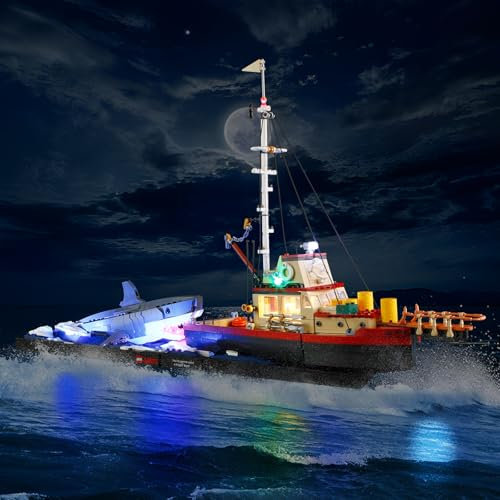 LIGHTAILING Licht-Set Für Lego-21350 Der weiße-Hai - Led-Beleuchtungsset Kompatibel Mit Lego Bausteinen Modell - Modell Set Nicht Enthalten