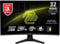 MSI MAG 32CQ6F Monitor PC 80 cm (31.5) 2560 x 1440 Pixel Wide Quad HD Nero