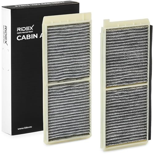 RIDEX 424I0767 Innenraumfilter Pollenfilter Aktivkohlefilter Höhe: 17 Breite: 95 Länge: 247 Kompatibel mit MAZDA 2 Schrägheck DE, DH3 2 Stufenheck DE