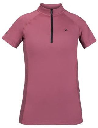 Shires Aubrion React Womens Short Sleeve Base Layer - Mauve Large