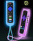 OneBOM Schutzhülle für Roku-Fernbedienung mit Katzenohren-Design, Silikonhülle, passend für Hisense/TCL Roku TV, Steaming Stick/Express, Universal-Ersatzcontroller, leuchtet im Dunkeln, Blau/Lila, 2