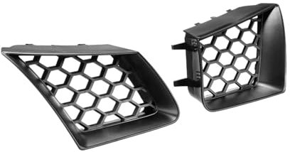 Rejillas Delanteras Rejilla Delantera Superior del Parachoques para Seat para Ibiza 6L 2002-2009 Repuestos para Automóviles 6L0853677A01C 6L0853676A01C Rejillas Frontales Radiador