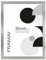FRAMAI® Bilderrahmen 30x40 cm Silber MDF Umweltfreundlichem Rahmen mit Bruchsicheren Plexi, Aufhänger und Aufsteller