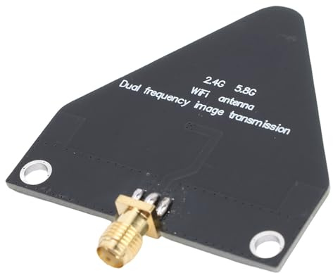 VBESTLIFE UWB -Antennen, 2,35 Bis 2,55 GHz 5,5 Bis 6,0 GHz, Ultra -Wide -Band -Antennen mit AMA K -Anschluss für Drohnen, 20W Hohe Leistungskapazität