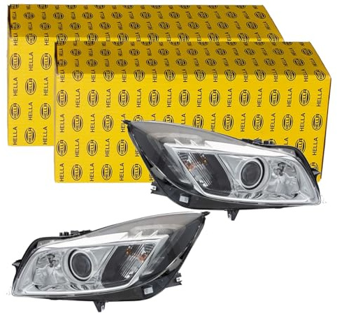 2x Hella Bi-Xenon Scheinwerfer Satz | 1ZT 009 631-321 + 1ZT 009 631-311 Kompatibel mit Insignia A (G09),Insignia A Country Tourer (G09),Insignia A Sports Tourer (G
