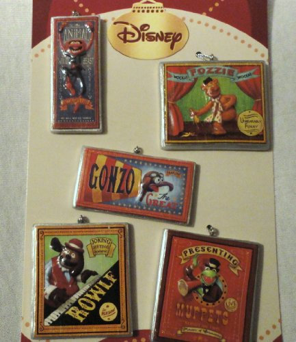 Disney The Muppets Set of 5 Miniature Christmas Tree Ornaments Decoration