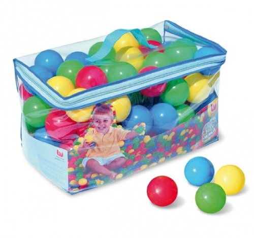 BESTWAY - 100 X 6.4CM BALL PIT BALLS MULTI-COLOURED by Bestway