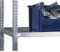 betriebsausstatter – Ground für Regale schraubsyst, FL 80 kg, 1000 x 400 mm, Zink